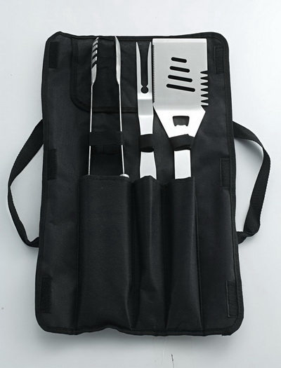 GTKN04 3pcs BBQ tools with carrying bag